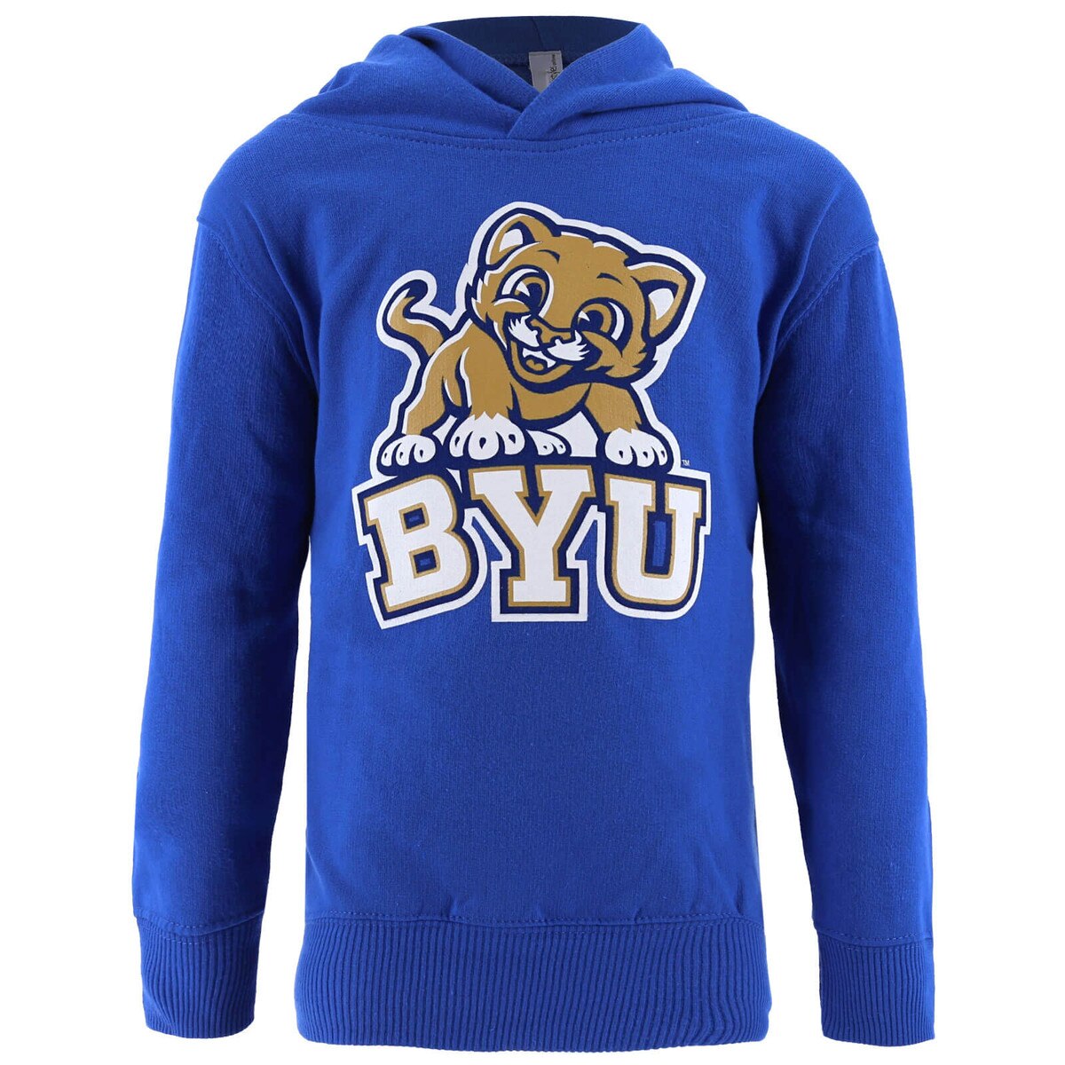 Toddler Baby Cougar Over BYU Hoodie Techstyles