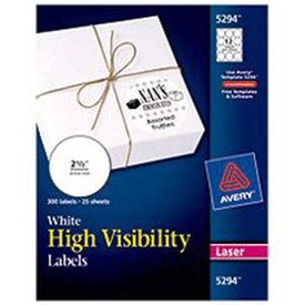 avery white round laser labels 2 1 2 25 sheet