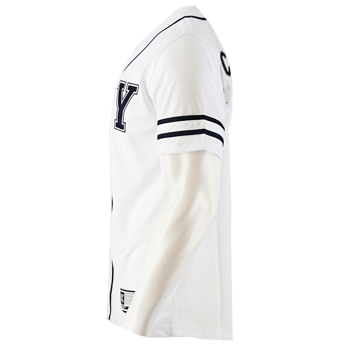 all white baseball jersey