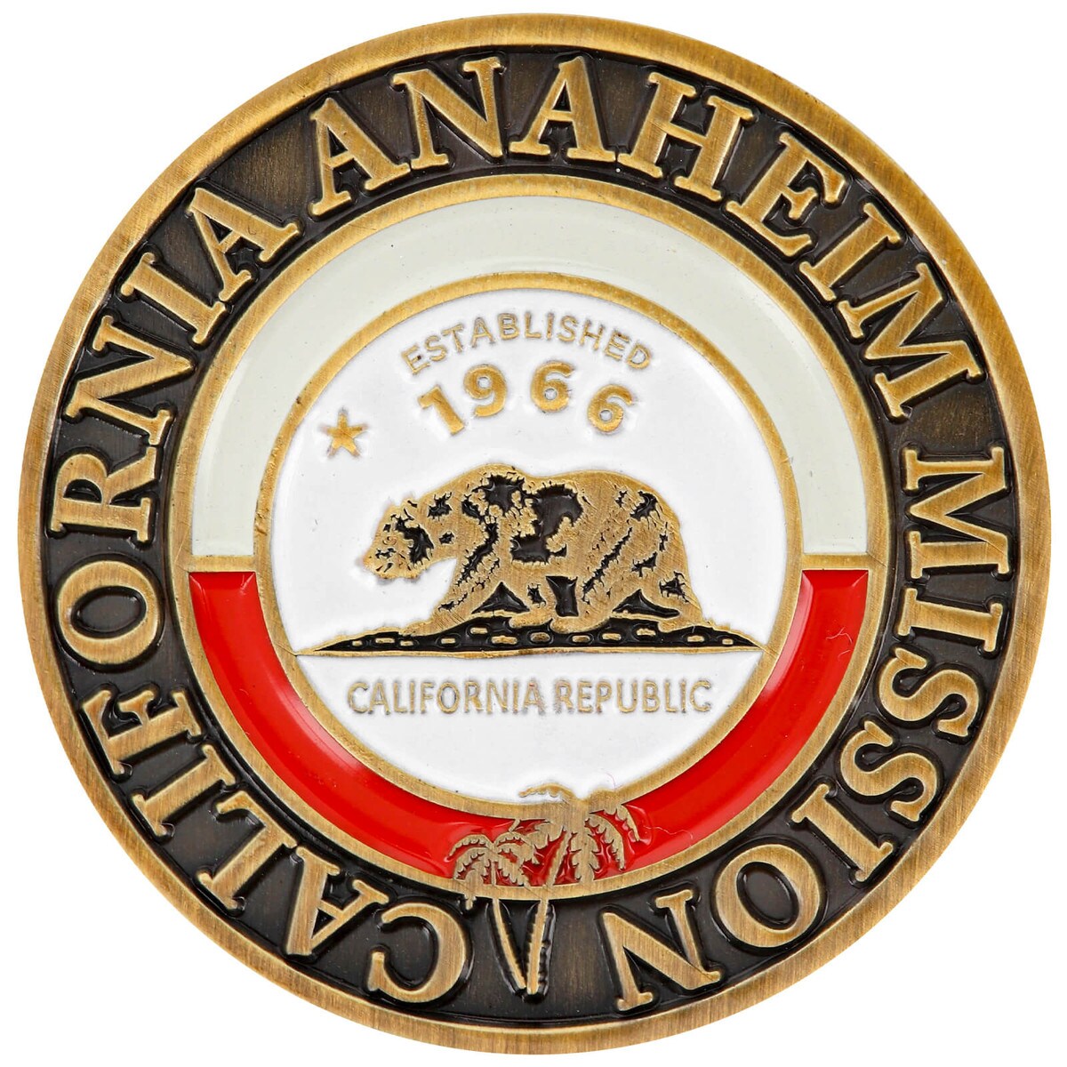 California Anaheim Commemorative Mission Coin
