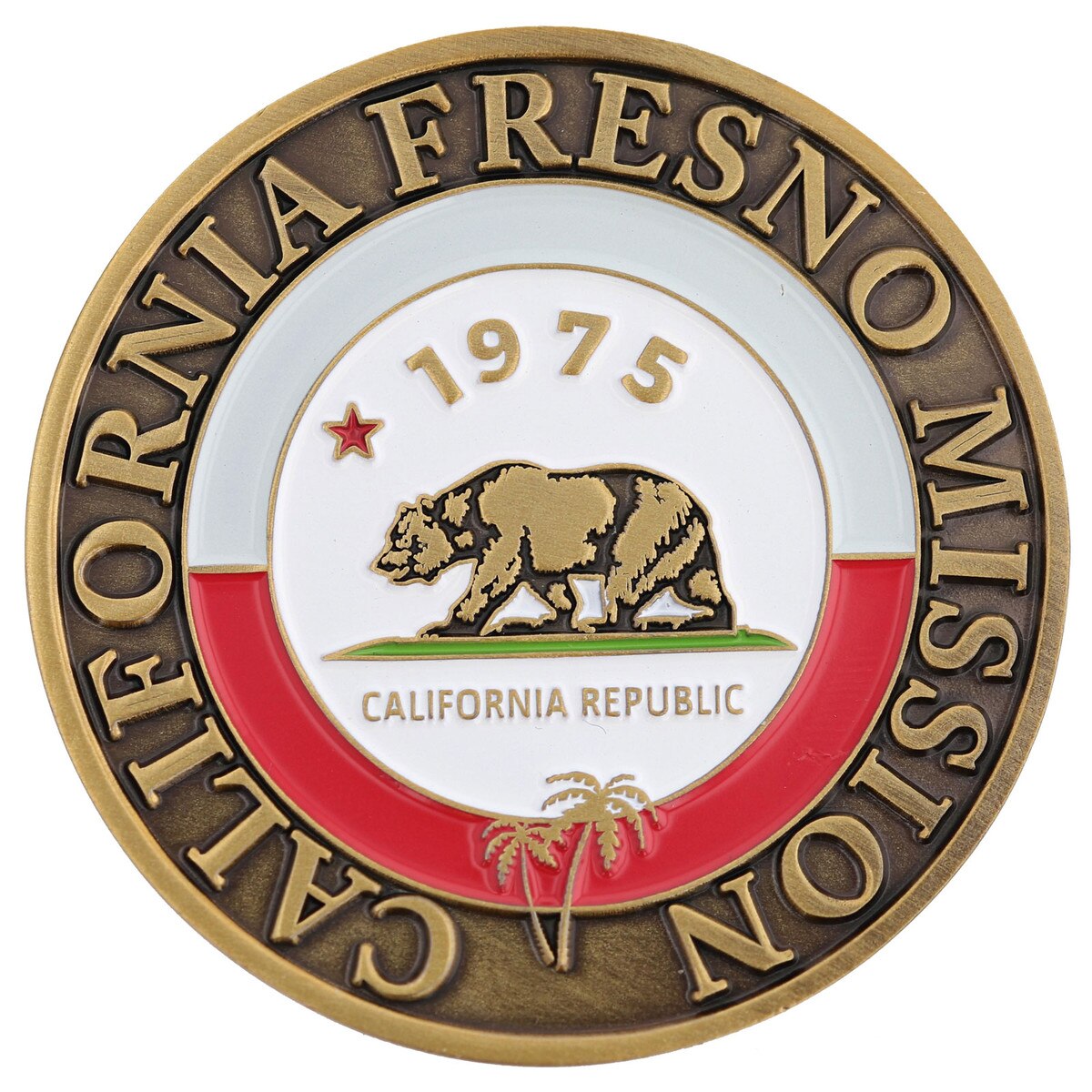 California Fresno Commemorative Mission Coin