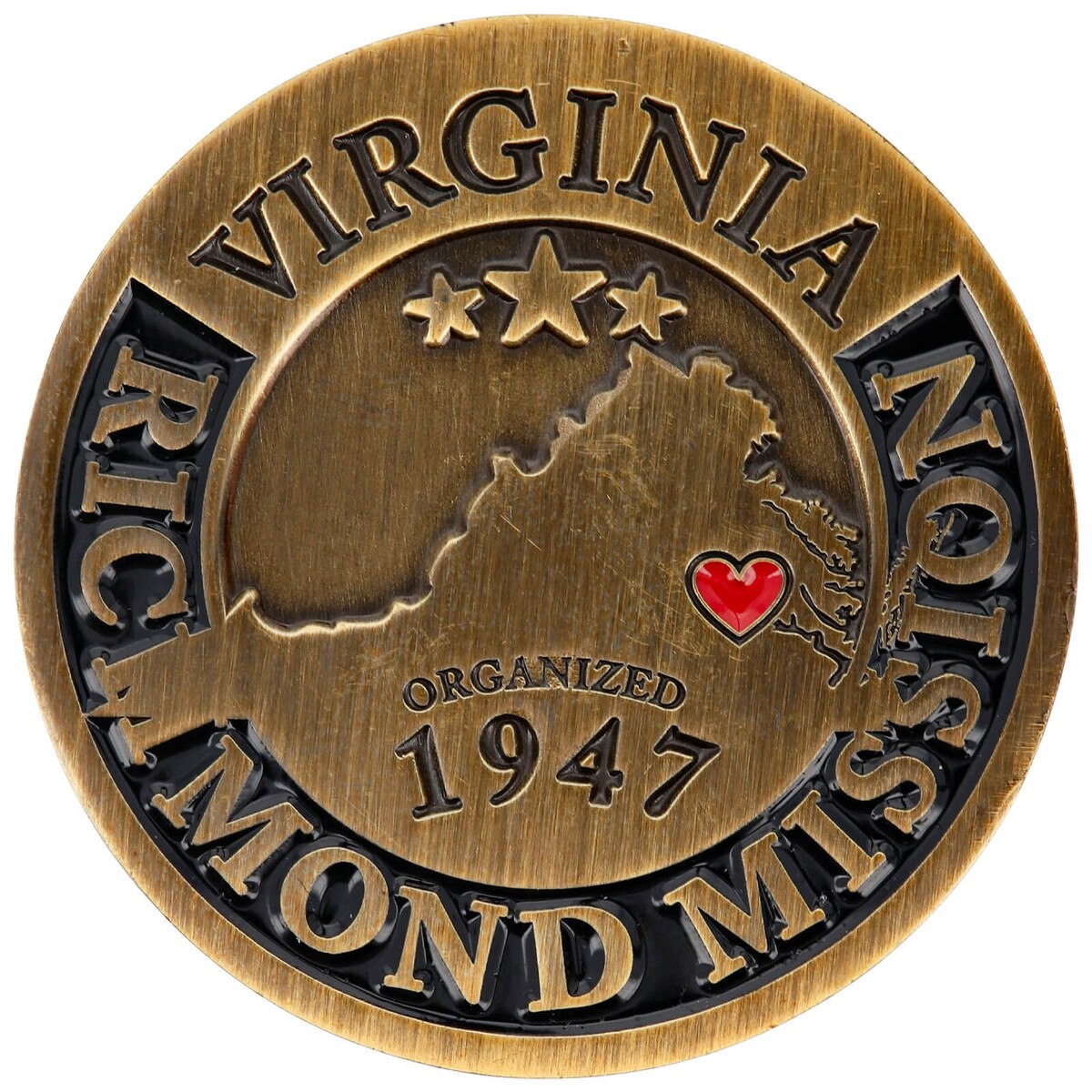Virginia Richmond Commemorative Mission Coin