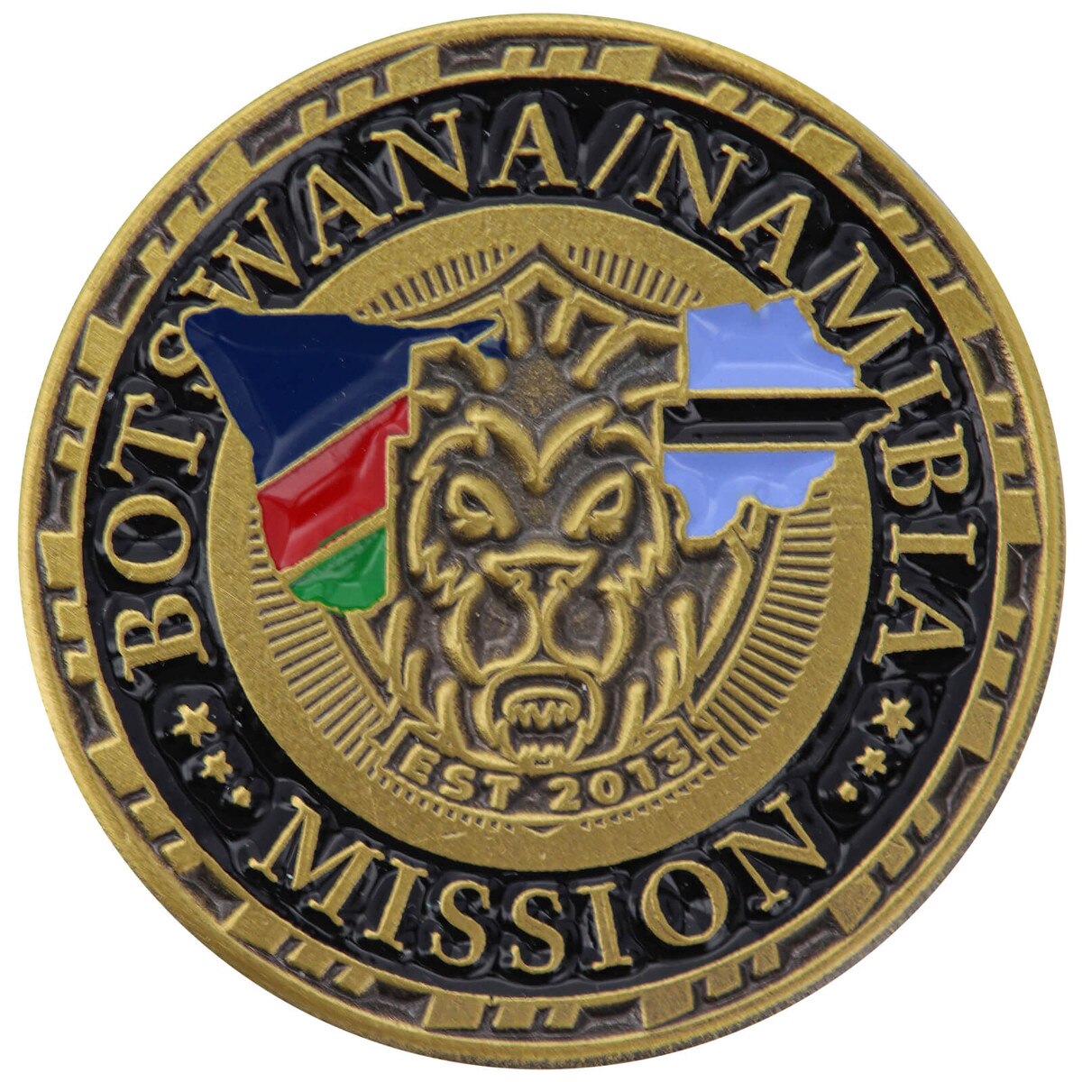 Botswana Namibia Commemorative Mission Pin