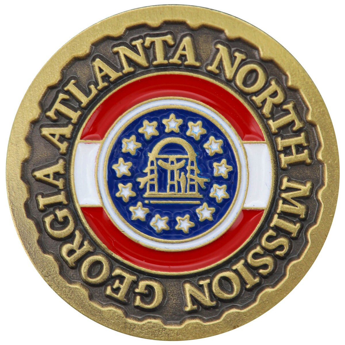 Georgia Atlanta North Commemorative Mission Pin