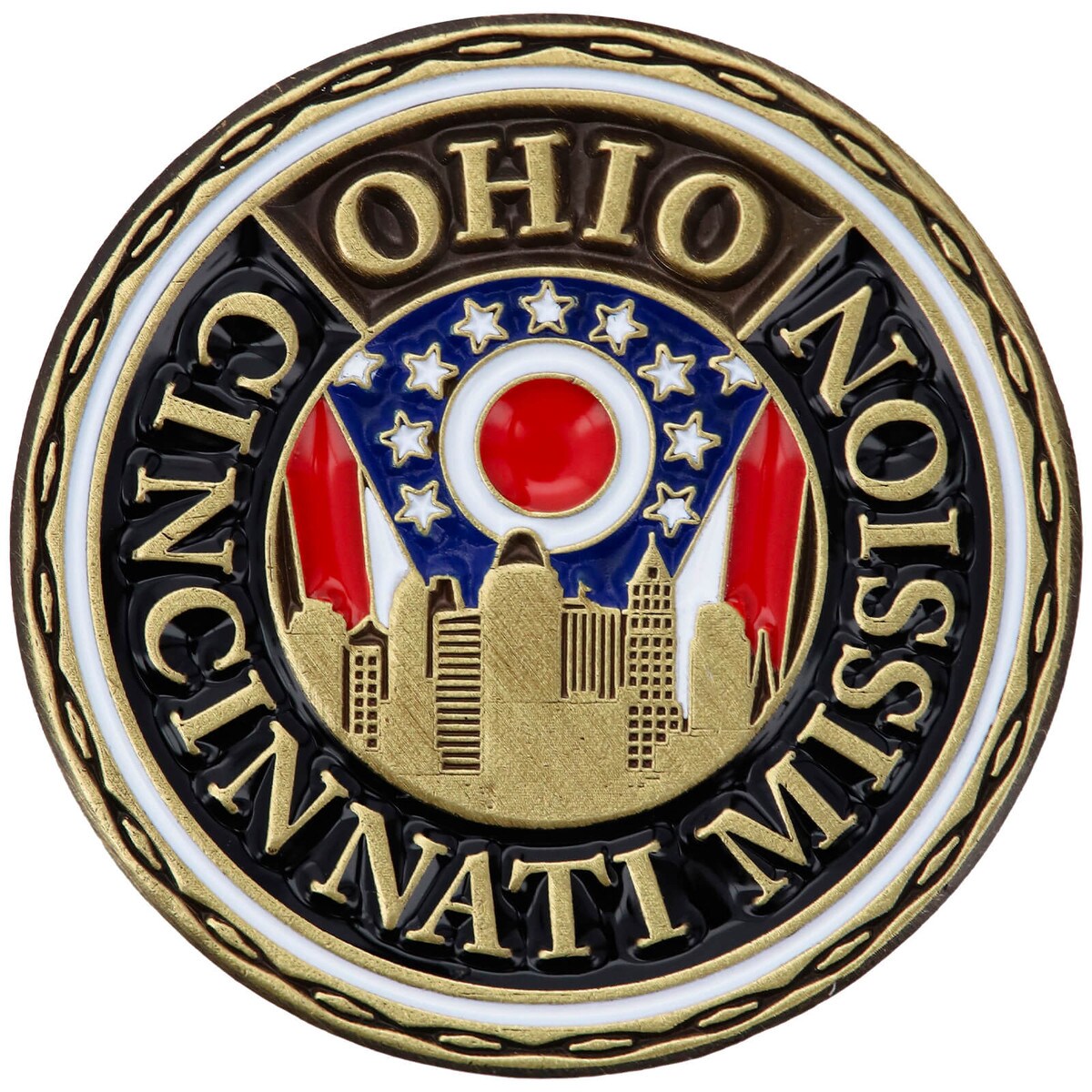 Ohio Cincinnati Commemorative Mission Pin