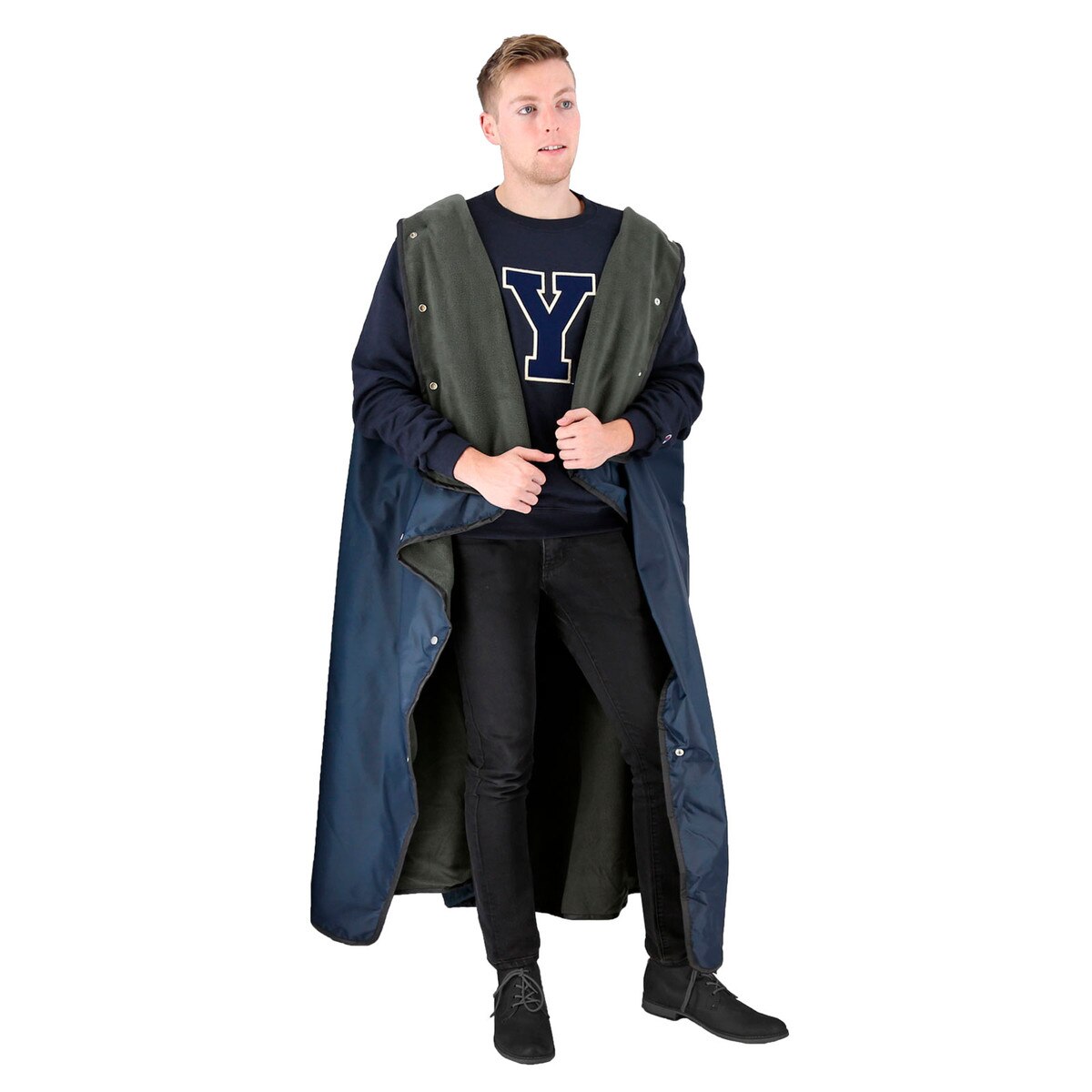 Oval Y Poncho Sports Blanket