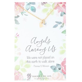 Angels Among Us Double Heart Necklace