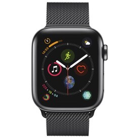 Apple Watch Series 4 Gps Cell 40mm Black Stainless Steel W Space Black Milanese Loop