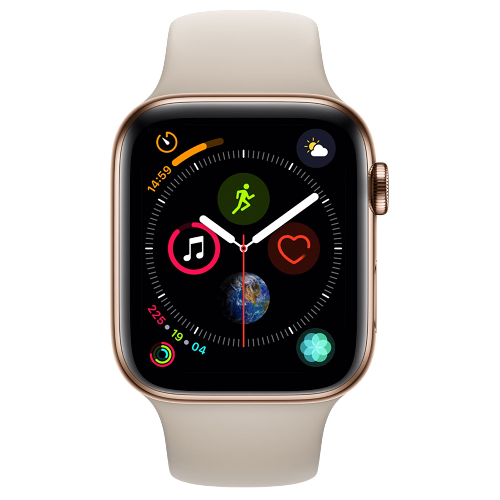 gold steel apple watch 4