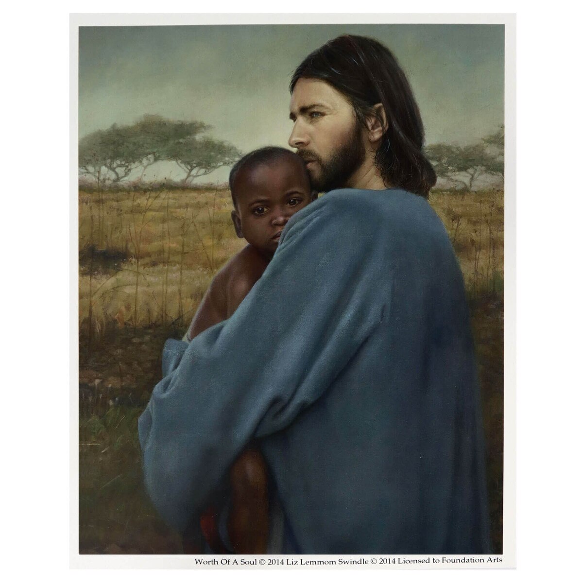 Art Print: Worth of a Soul By Liz Lemon Swindle - 8" x 10"