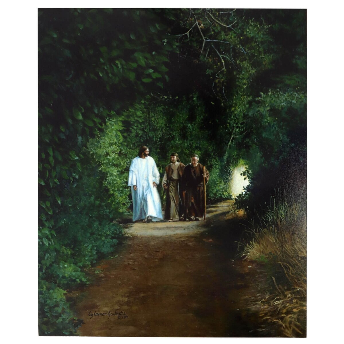 Art Print: The Road To Emmaus By Liz Lemon Swindle - 8" x 10"