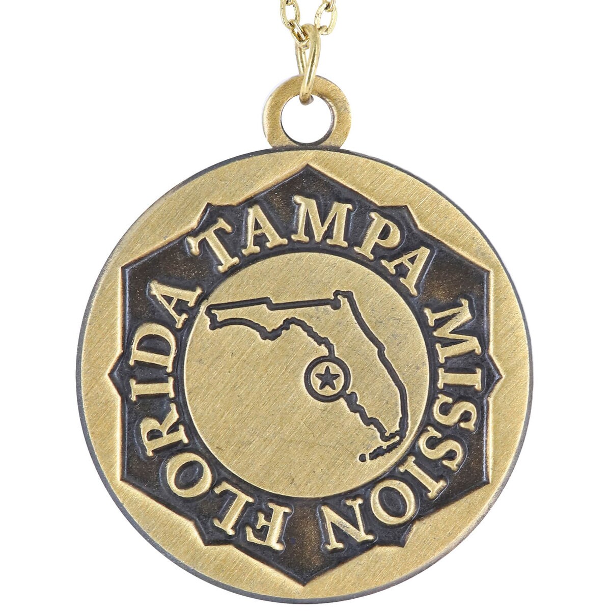 Florida Tampa Mission Necklace