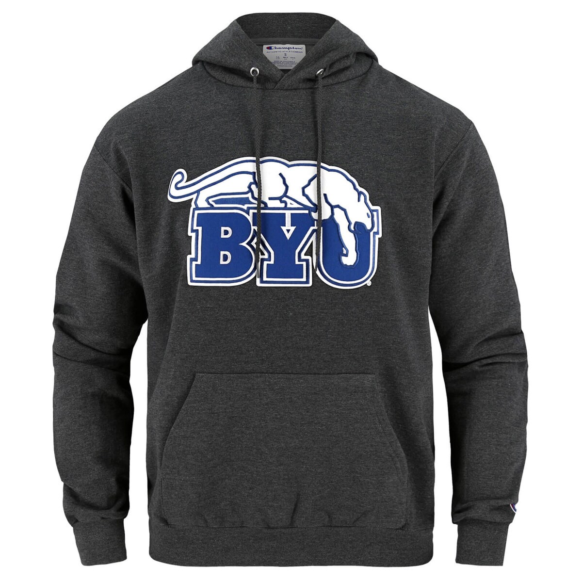 Retro Cougar Over BYU Hoodie - Champion