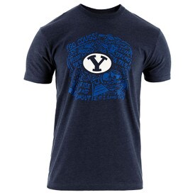 2019 Official Byu Football Game Day Poly Blend T Shirt
