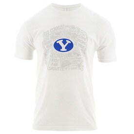 2019 Official Byu Football Game Day Poly Blend T Shirt
