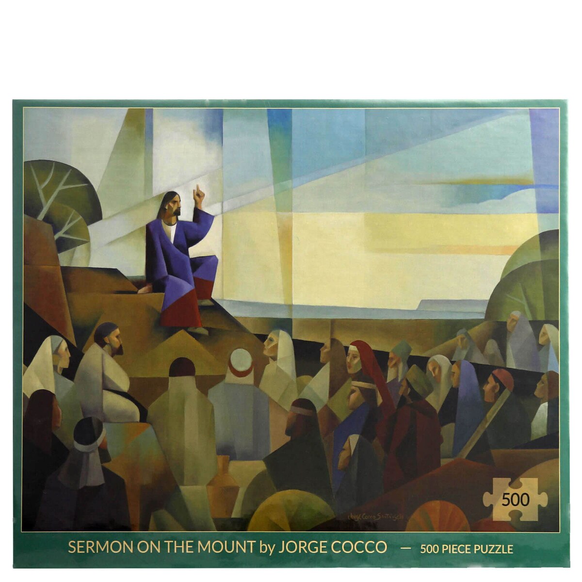 Sermon On The Mount By Jorge Cocco Puzzle - 500 Pieces