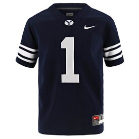 Youth Oval Y Replica Byu Football Jersey Nike