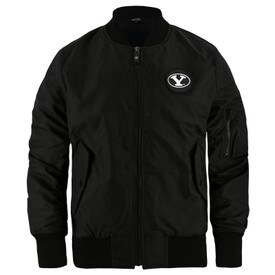 Multi Logo Interchangeable Velcro Patch Byu Bomber Jacket Bsc
