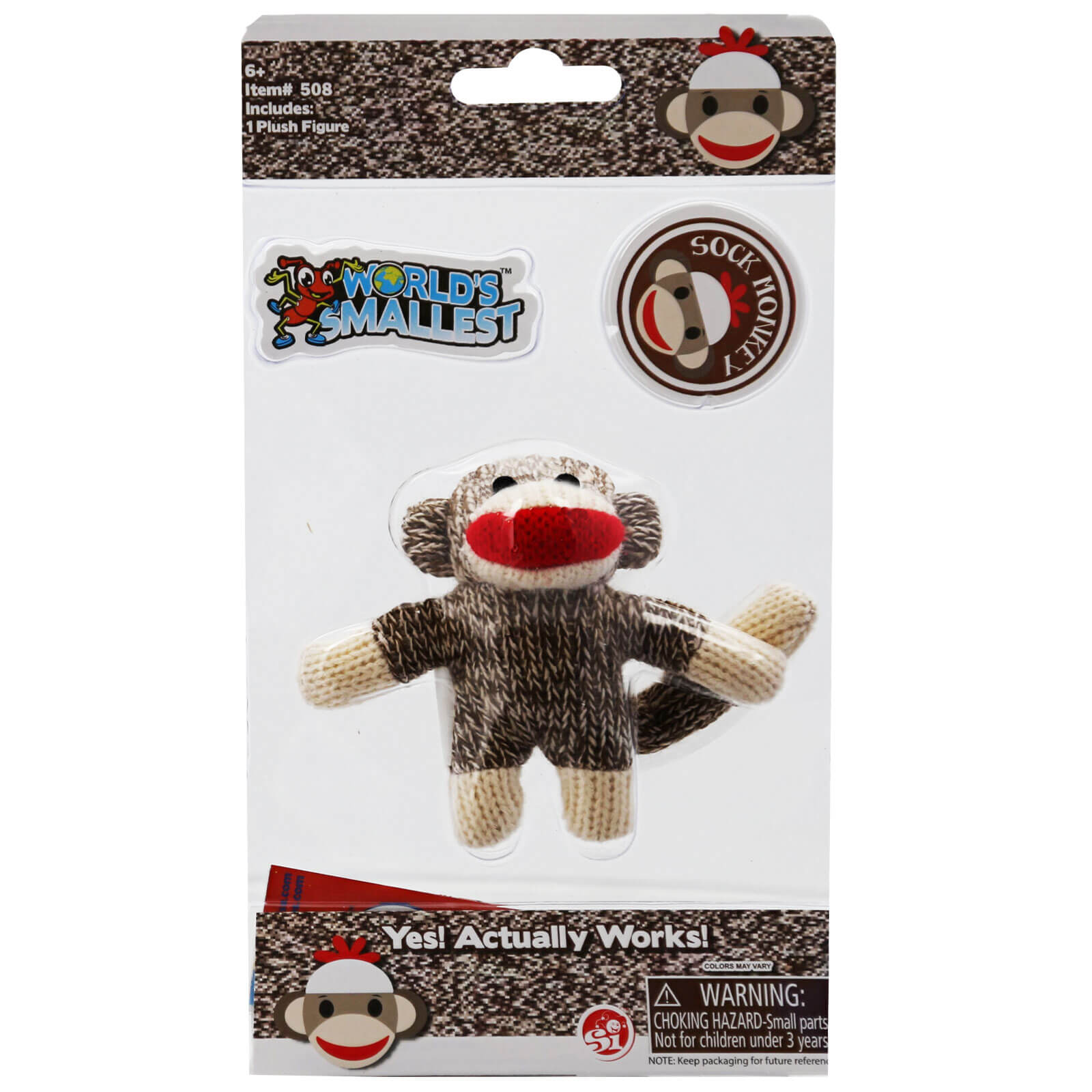 miniature sock monkey