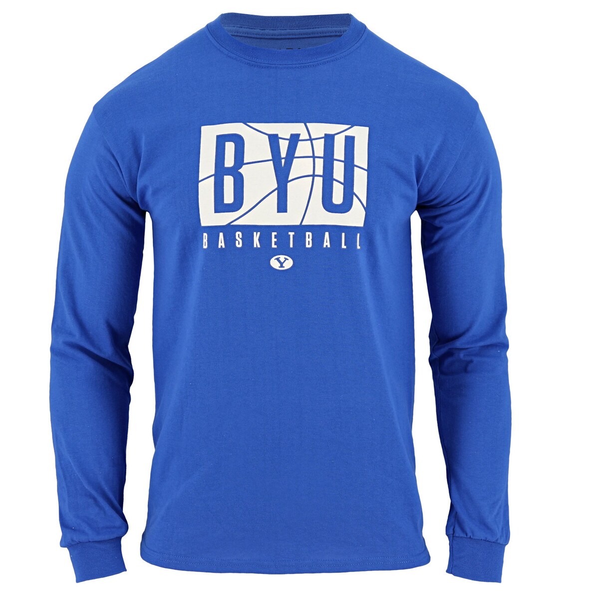2020 Official BYU Basketball Game Day PolyBlend Long Sleeve TShirt