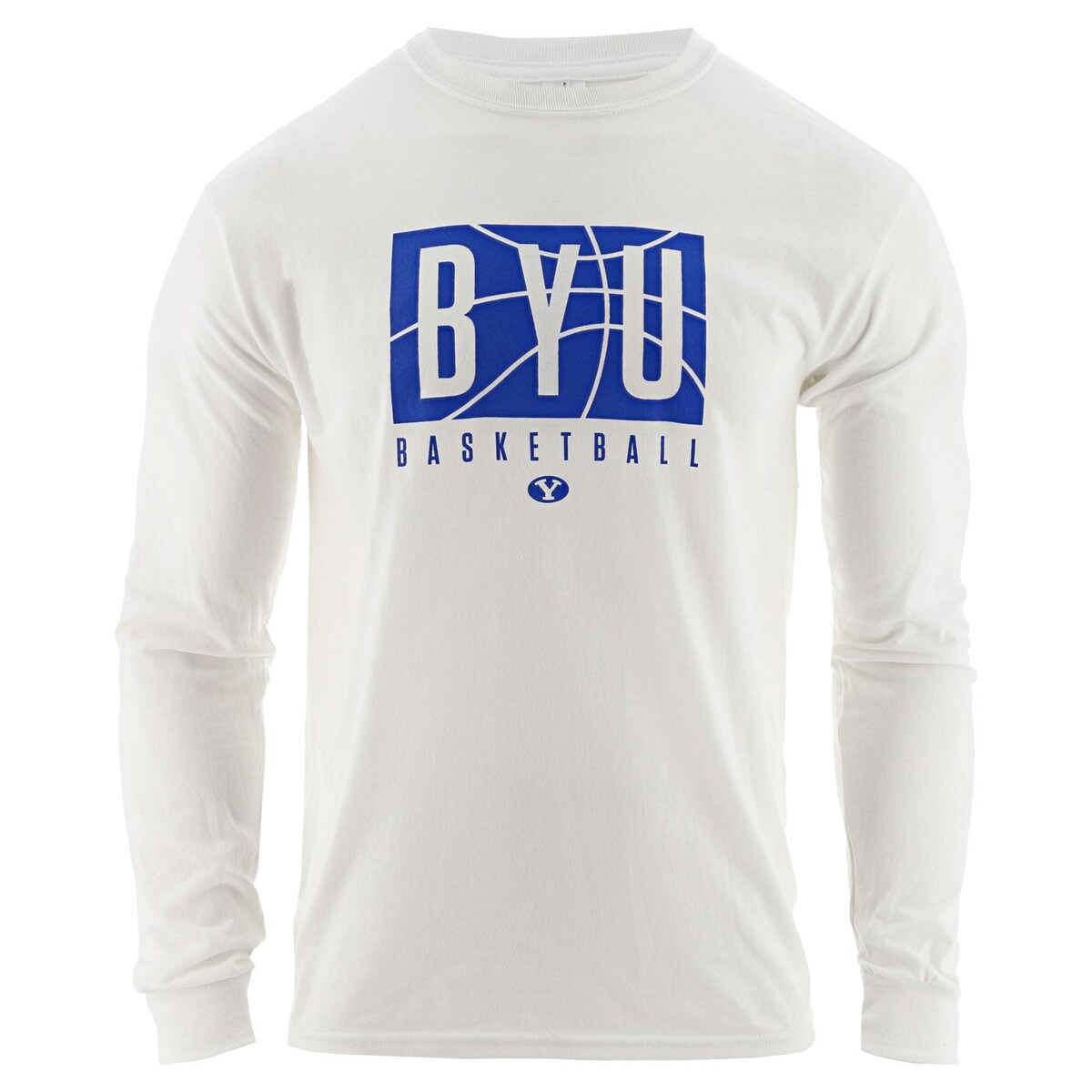 2020 Official BYU Basketball Game Day PolyBlend Long Sleeve TShirt