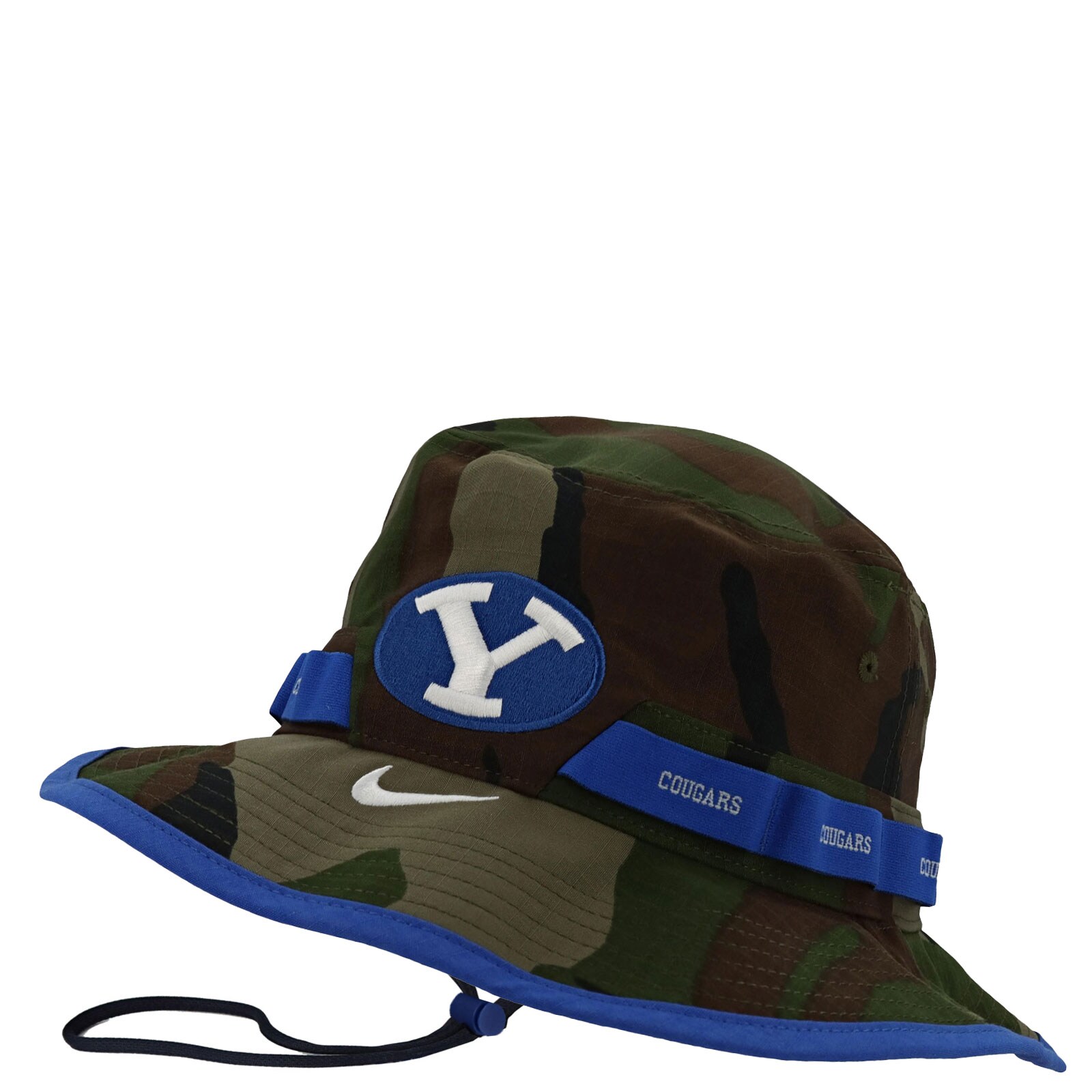 nike men's sportswear branded sideline camo bucket hat