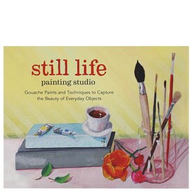 Still Life Painting Studio Artist Kit Gouache Paint Brushes
