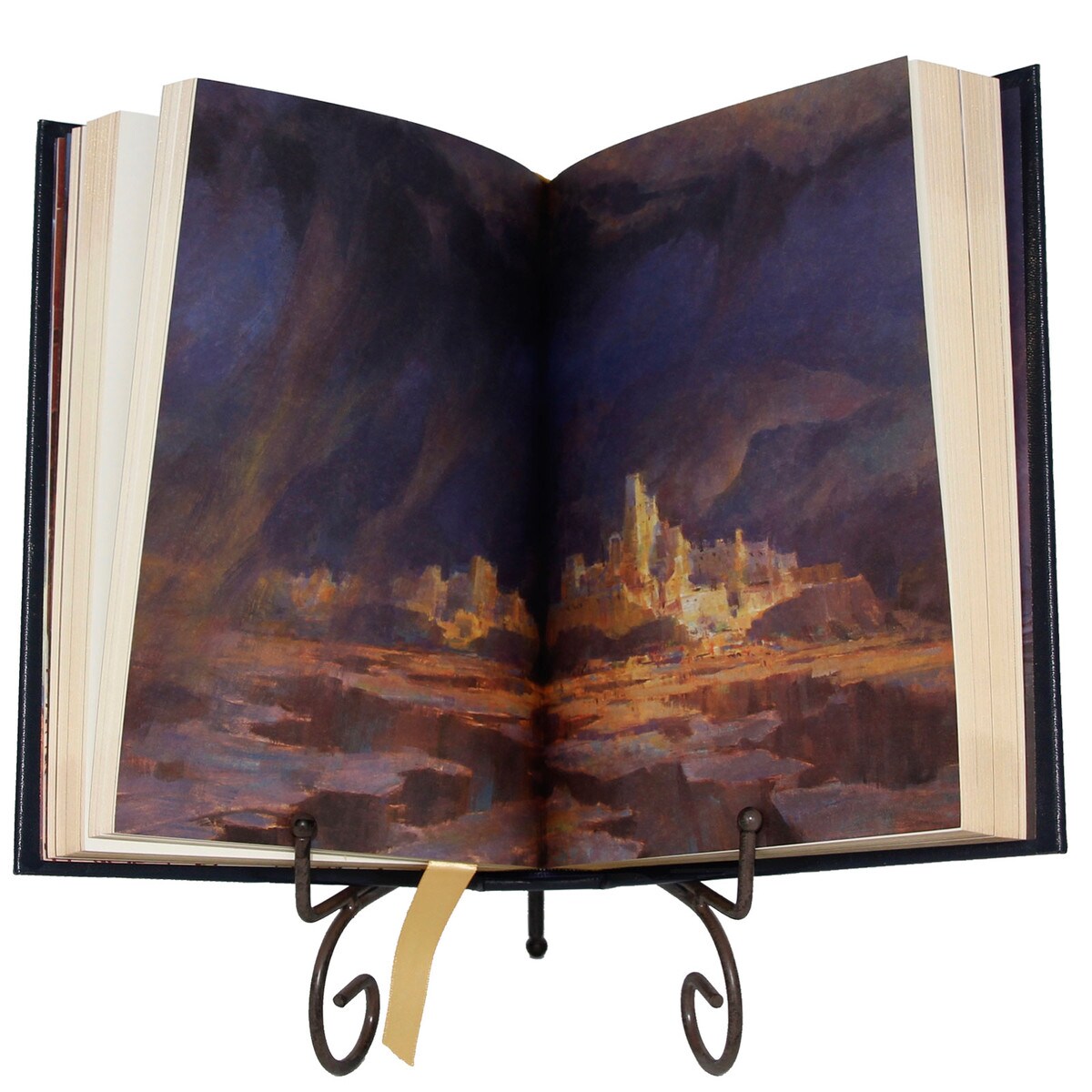 The Way Of Kings Vol 1 Vol 2 Leatherbound Edition By Brandon Sanderson Signed Copy