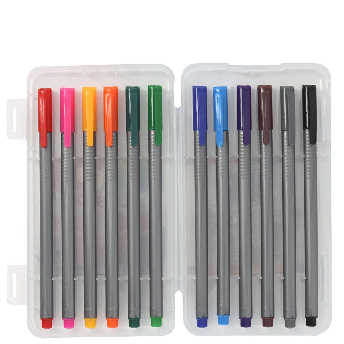 12 Pk Super Fine Line Color Writers Pens - Multi