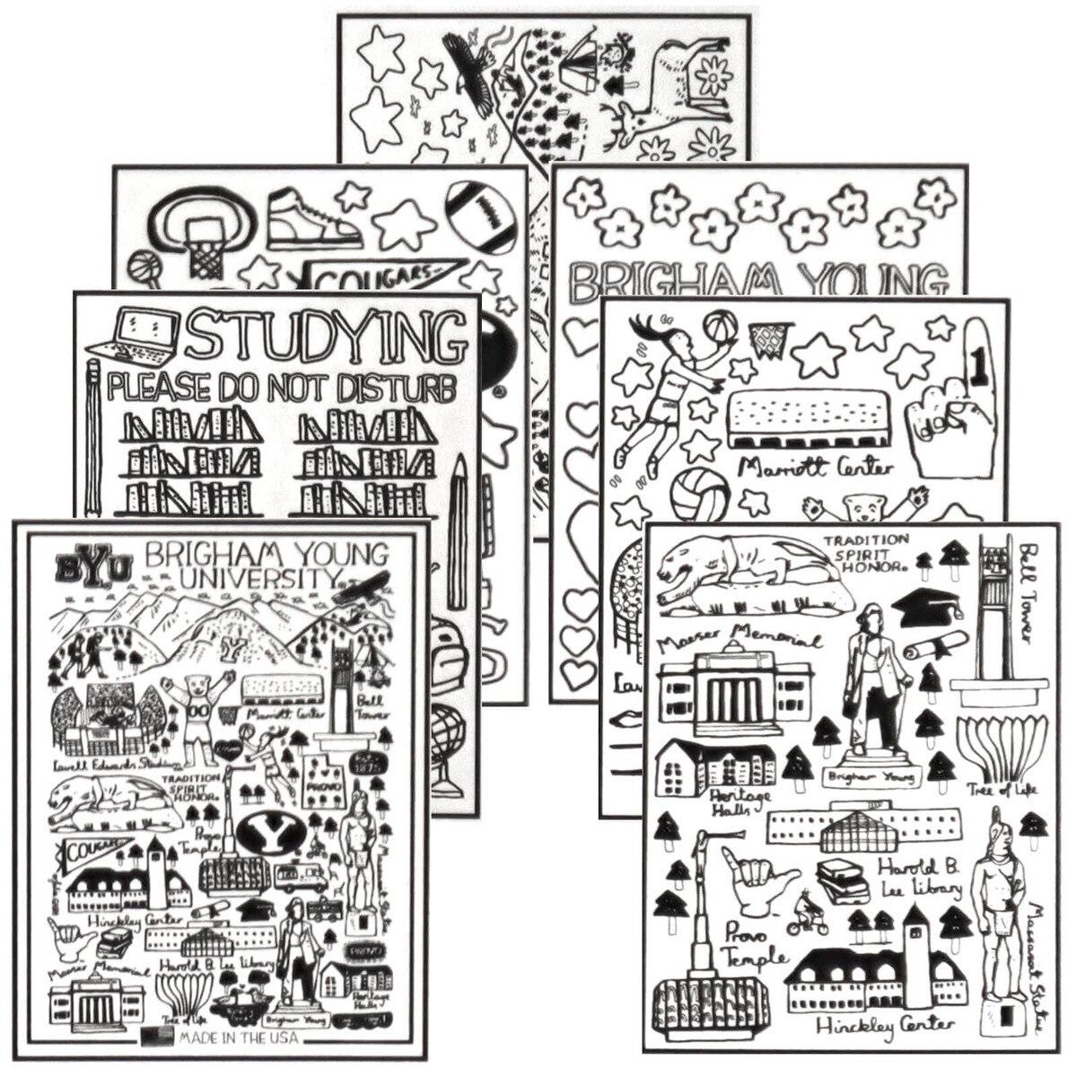 Byu Cougars Coloring Pages