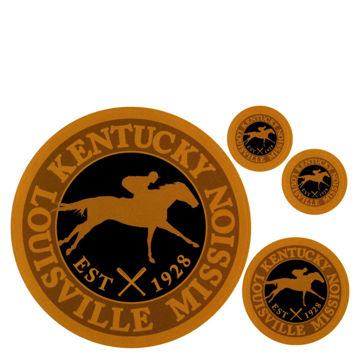 Kentucky Louisville Mission Decals 4 Pack