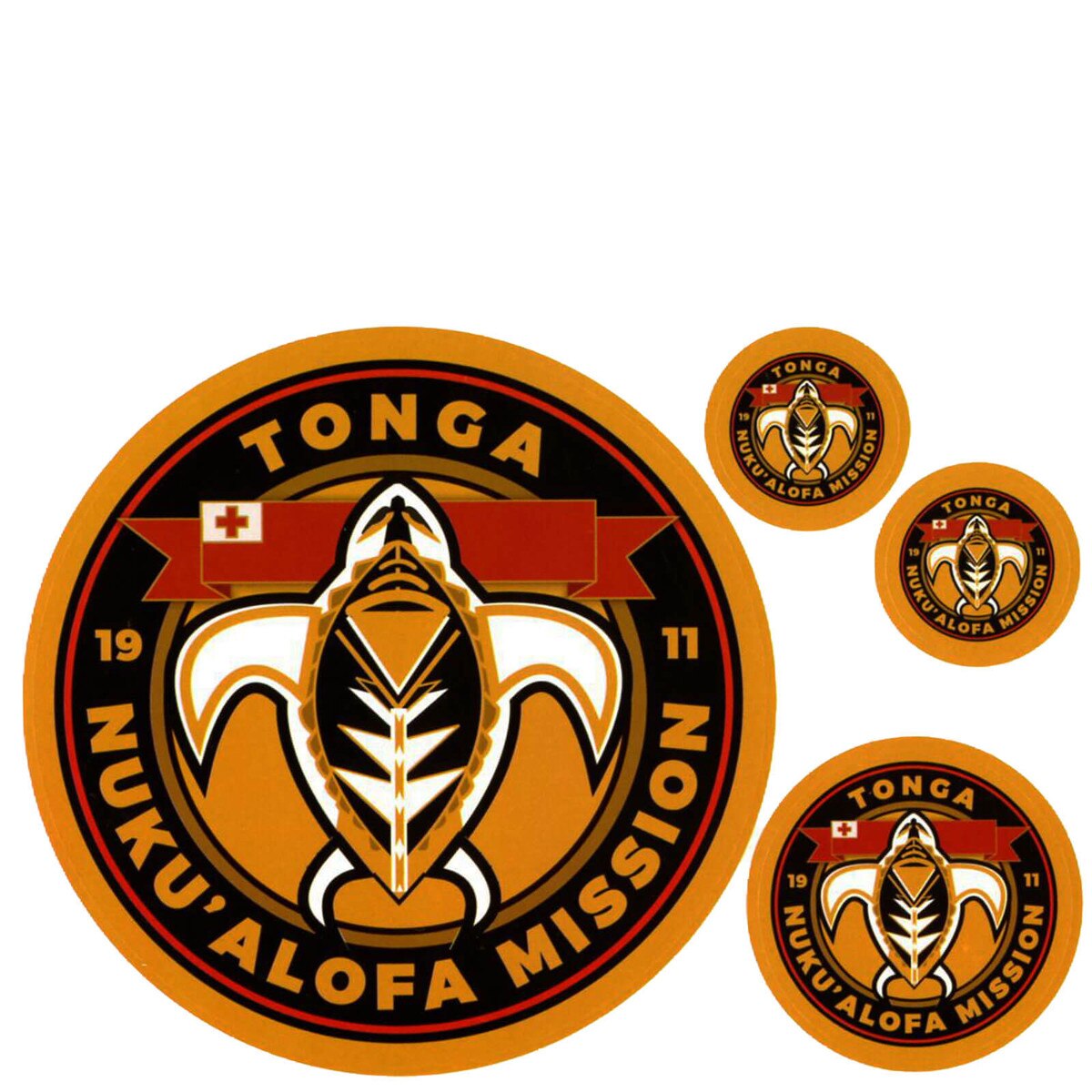 Tonga Nuku’alofa Mission Decals 4 Pack