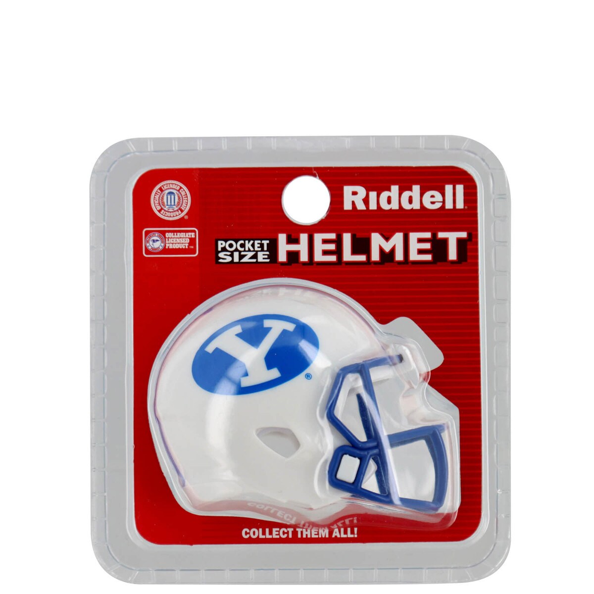 Pocket Mini Oval Y BYU Helmet - Riddell