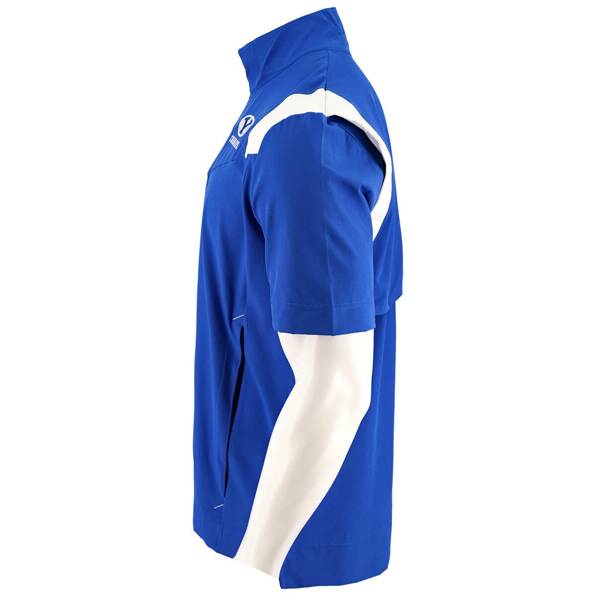 Oval Y BYU 1/4 Zip Short Sleeve Jacket Nike