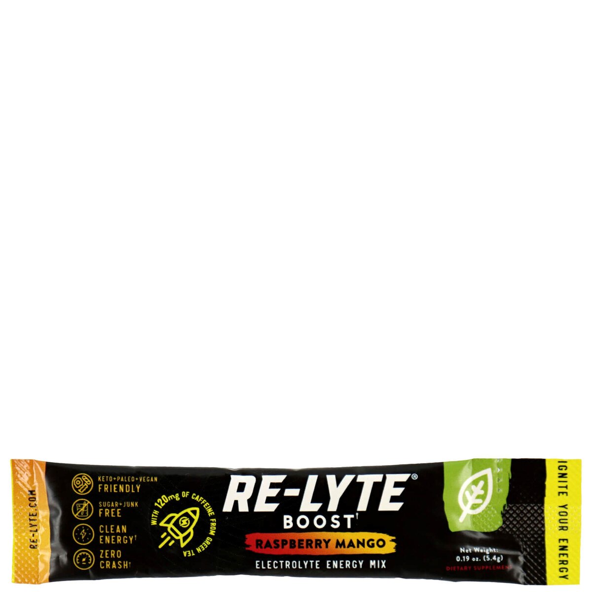 ReLyte Boost Raspberry Mango Electrolyte Energy Mix Stick
