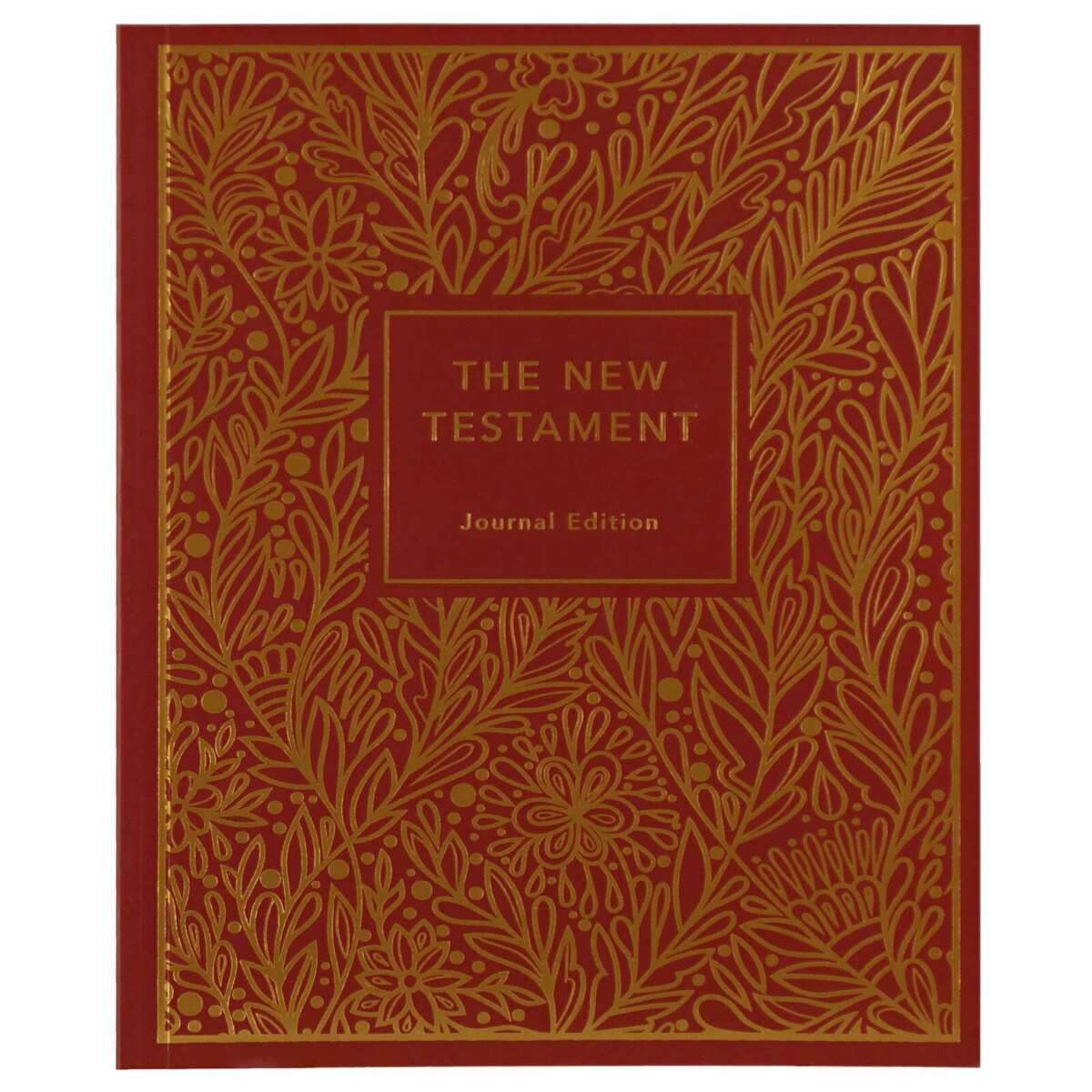 Unlined Burgundy New Testament Journal Edition
