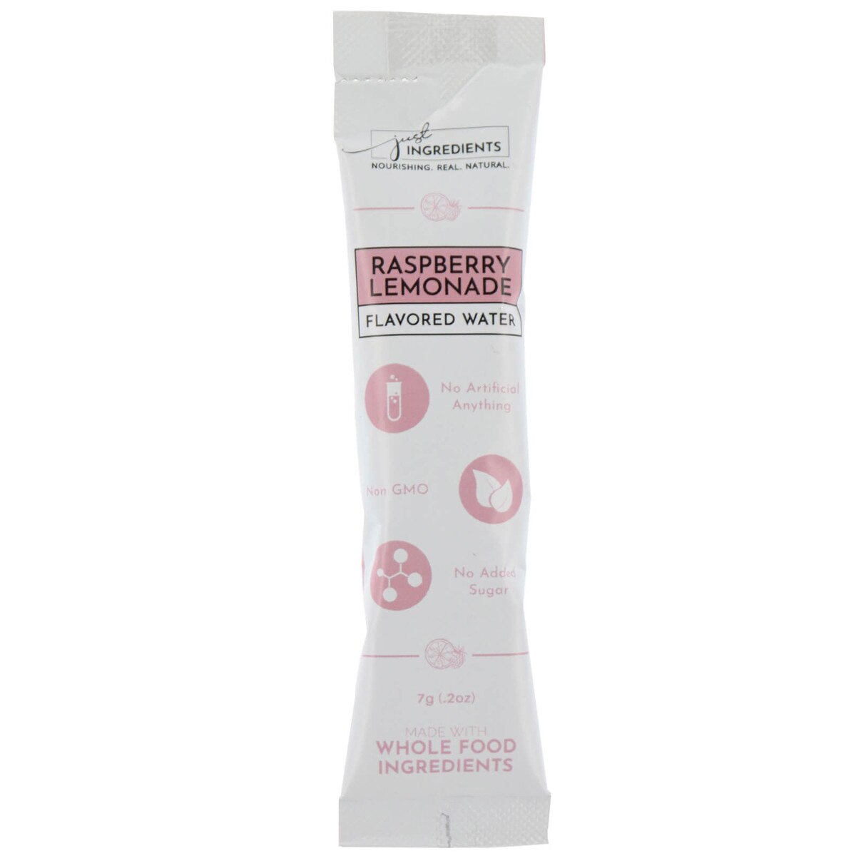 Raspberry Lemonade Flavored Water Packet 0.2 Oz. Just Ingredients
