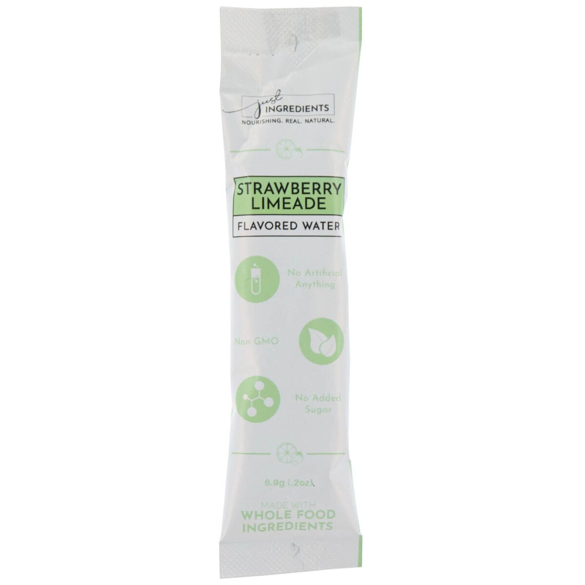 Strawberry Limeade Flavored Water Packet 0.2 Oz. Just Ingredients