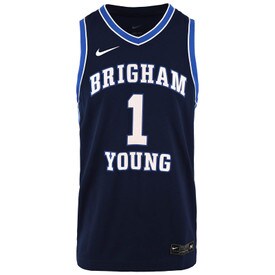 Youth ProSphere #1 Navy BYU Cougars Men's Soccer Jersey