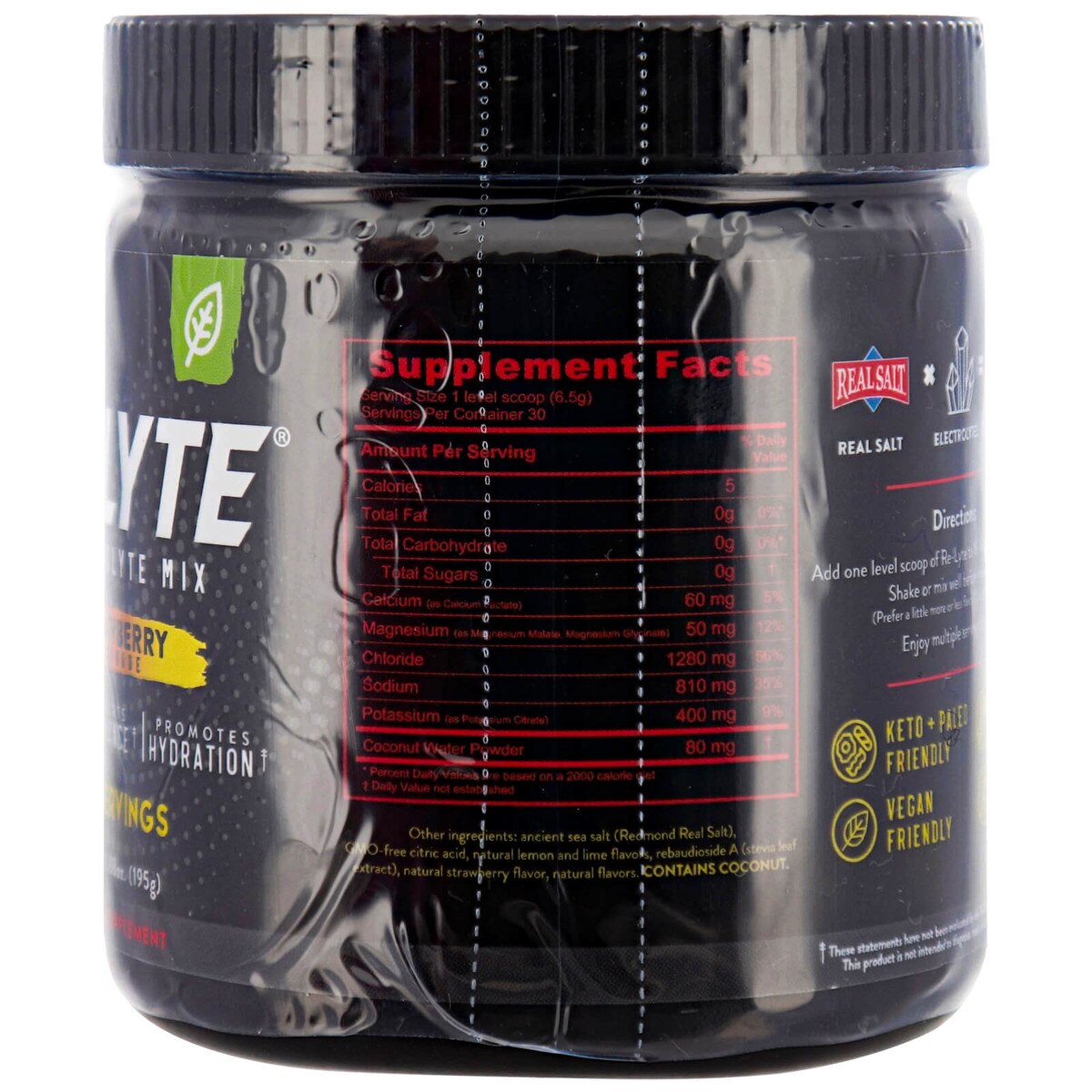 ReLyte Strawberry Lemonade Electrolyte Mix 6.88 Oz.