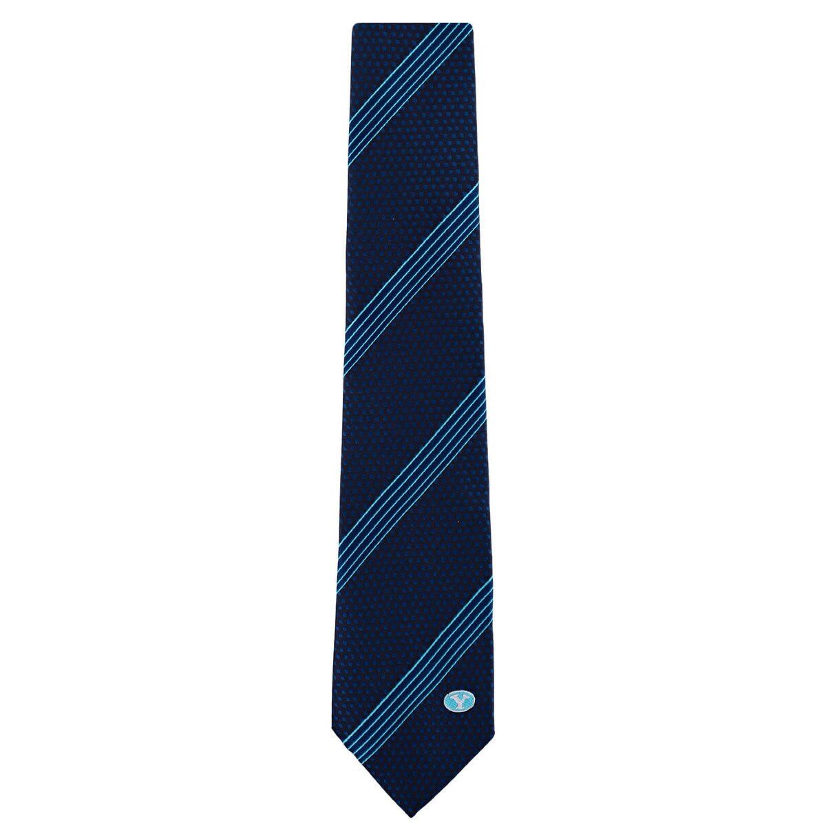 Oval Y Stripes BYU Tie Brigham Supply Company