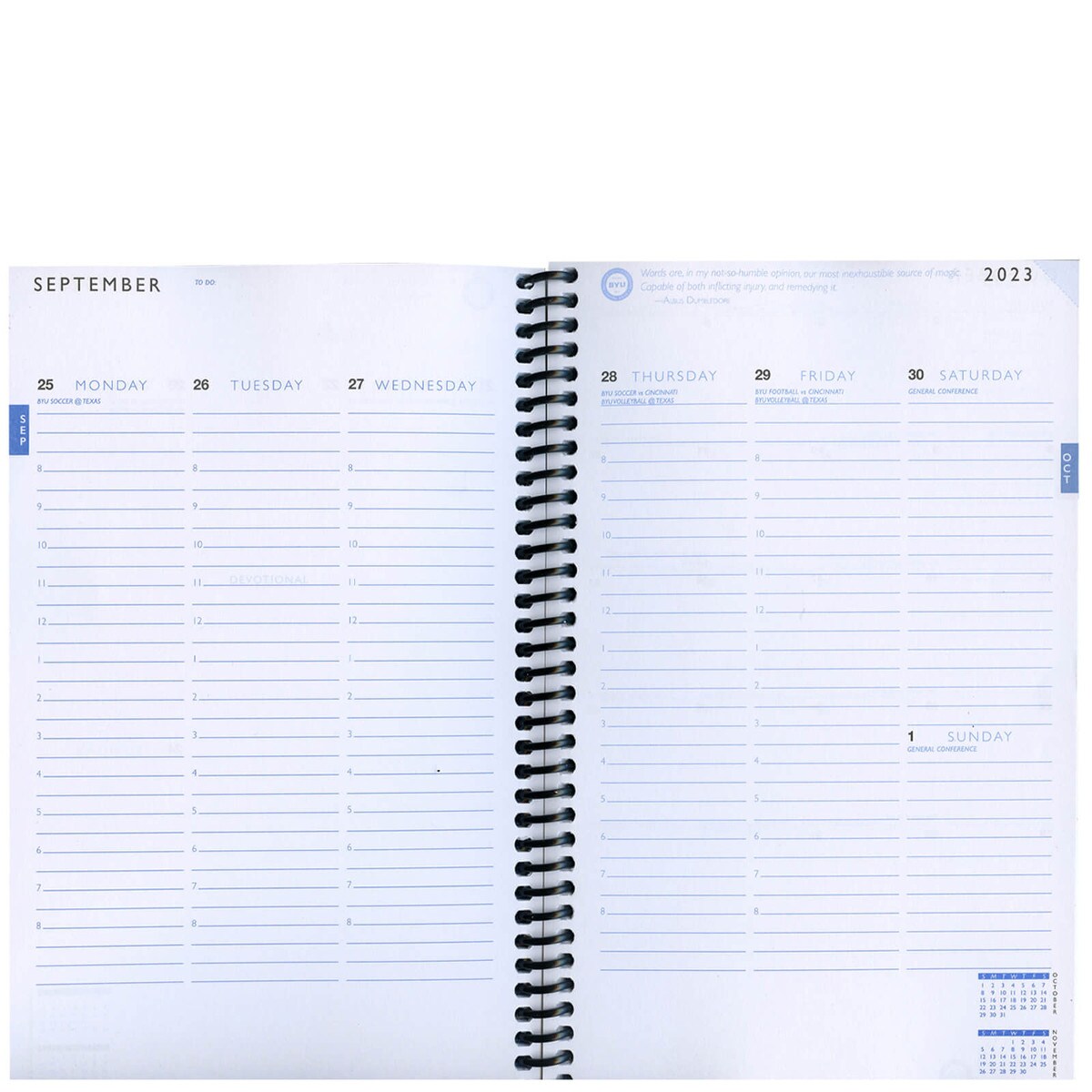 BYU Academic 202324 Planner