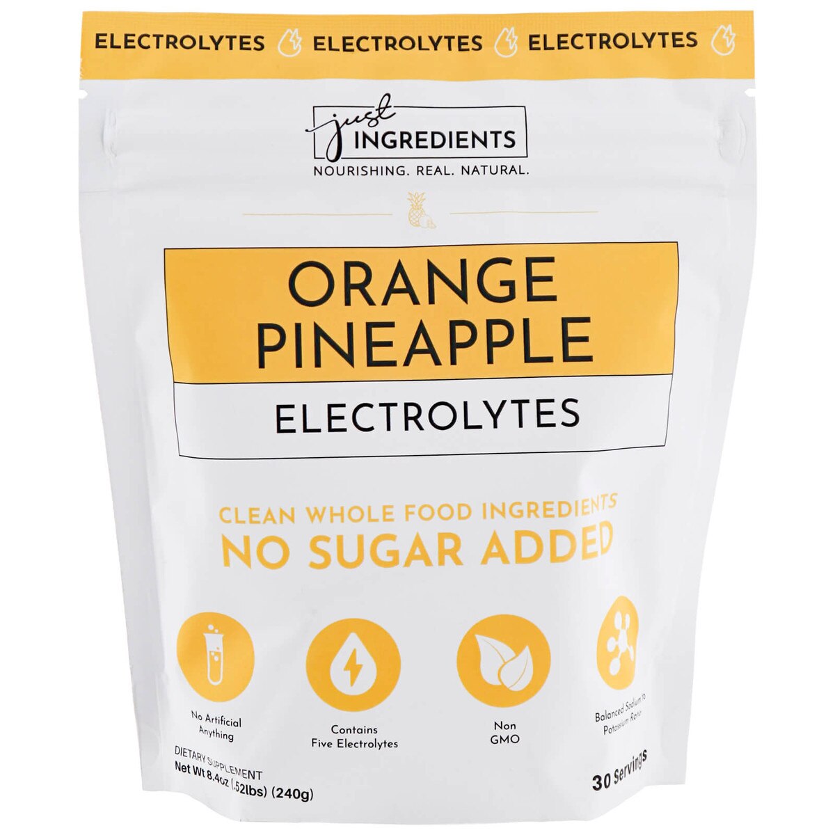 Orange Pineapple Electrolytes Just Ingredients