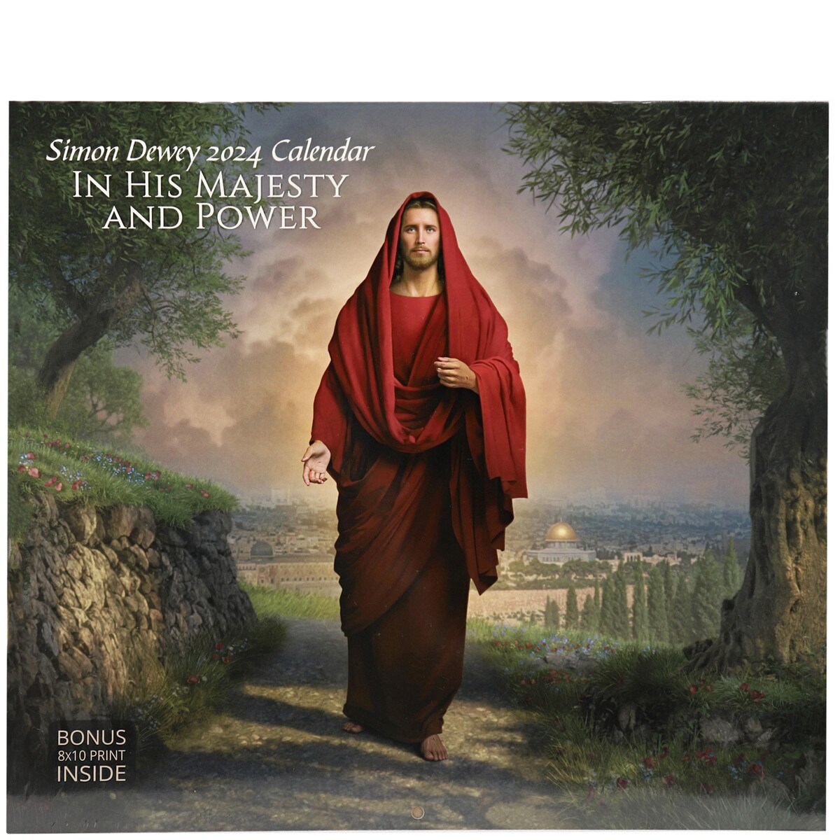 2025 In His Majesty and Power 12" x 12" Wall Calendar by Simon Dewey