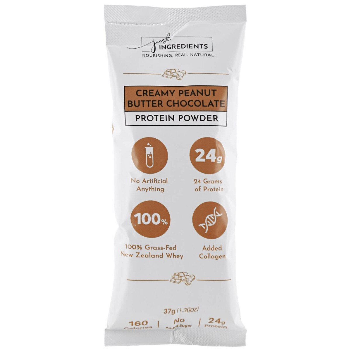 Creamy Peanut Butter Chocolate Protein Powder Stick Just Ingredients