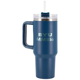 White BYU MMBio Tumbler - 40 Oz.