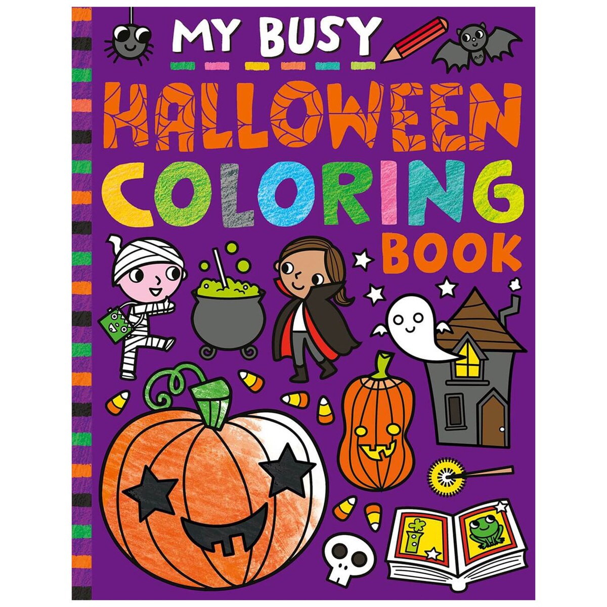 My Busy Halloween Coloring Book