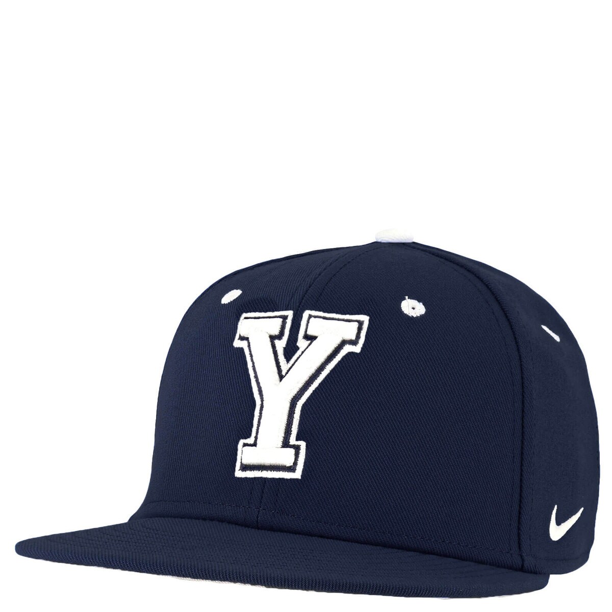 Block Y Fitted Baseball Team Flat Bill Hat Nike
