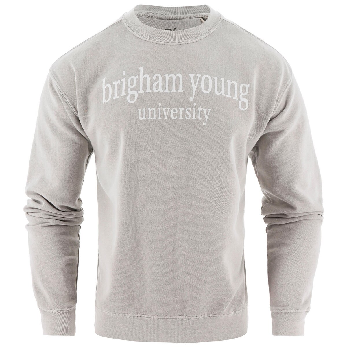 Brigham Young Dyed Ringspun Crew Sweatshirt - Blue 84