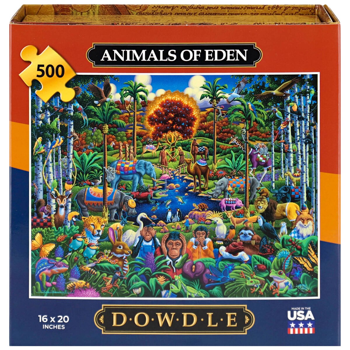 Dowdle Animals of Eden Puzzle 500 Piece